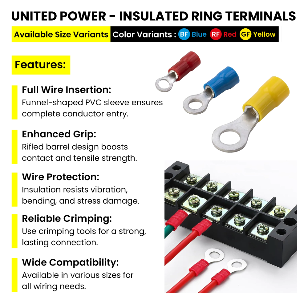 WEB UP Insulated RING Terminals 03