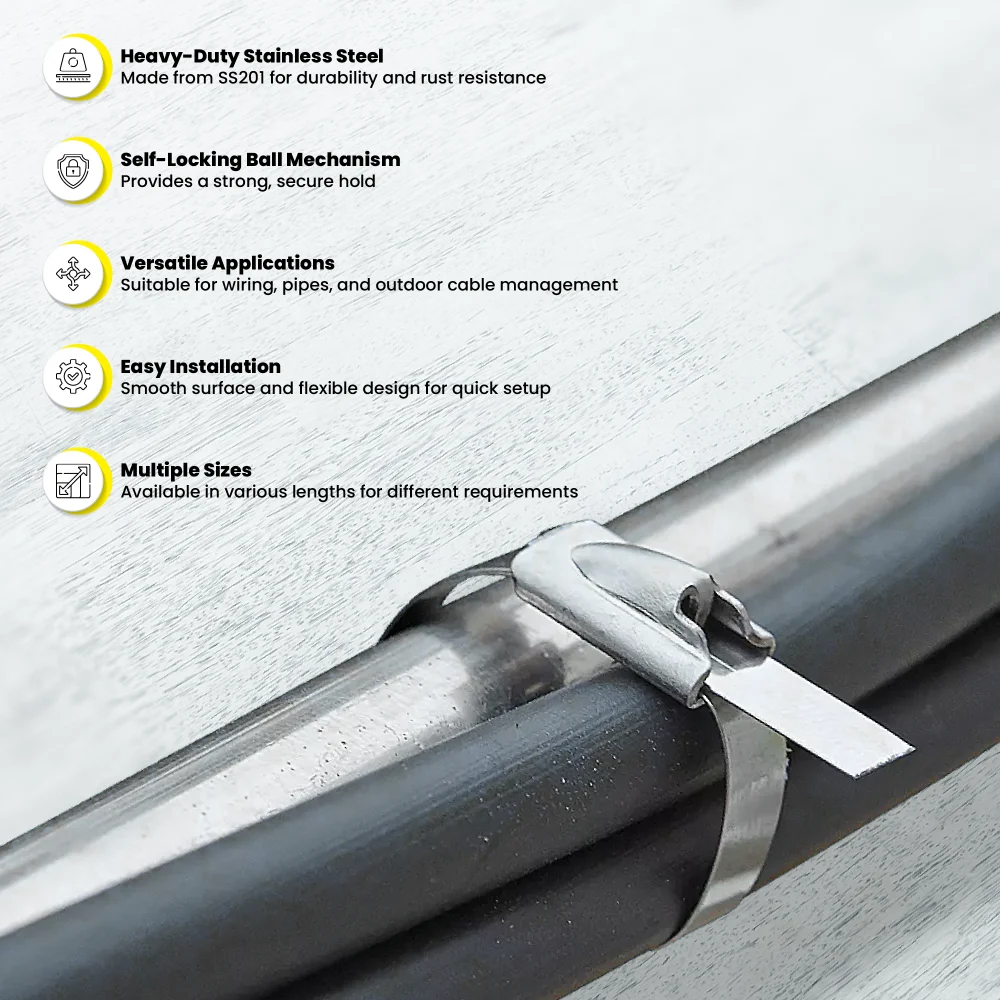 HT BCT Stainless Steel Cable Ties Series SS201 (7)