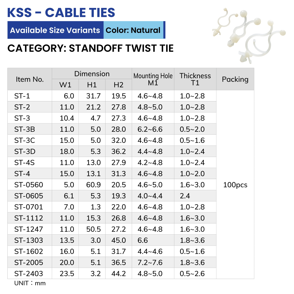 WEB KSS StandOFF TwistTie DataSheet V01