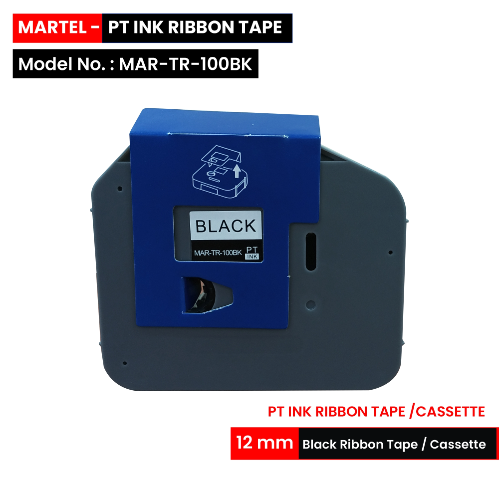 WEB MAR TR 100BK 12MMX100M BLACK RIBBON (BROTHER PRINTER) 2