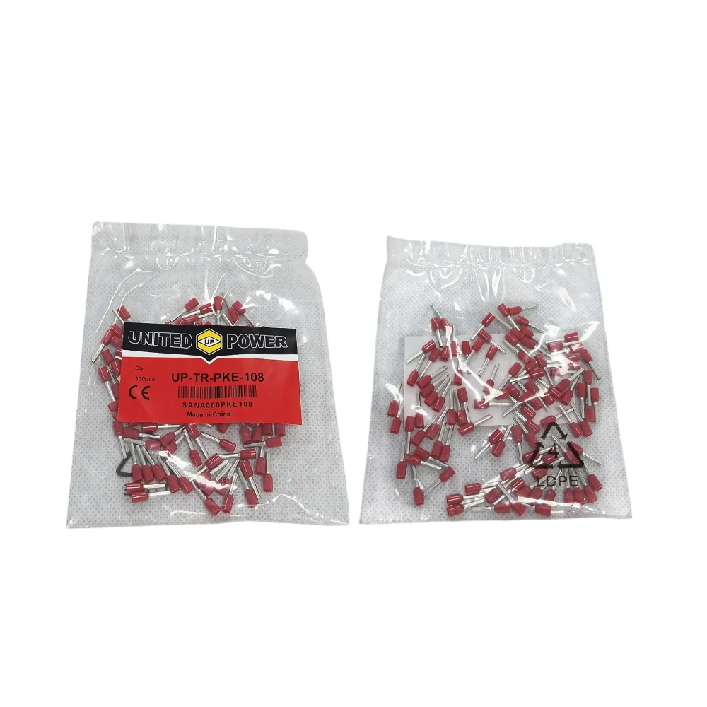 INSULATED END SLEEVES (SINGLE) ROUND TYPE UP TR PKE 108.04. 01