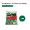 INSULATED END SLEEVES (SINGLE) ROUND TYPE UP TR PKE 612.02 01