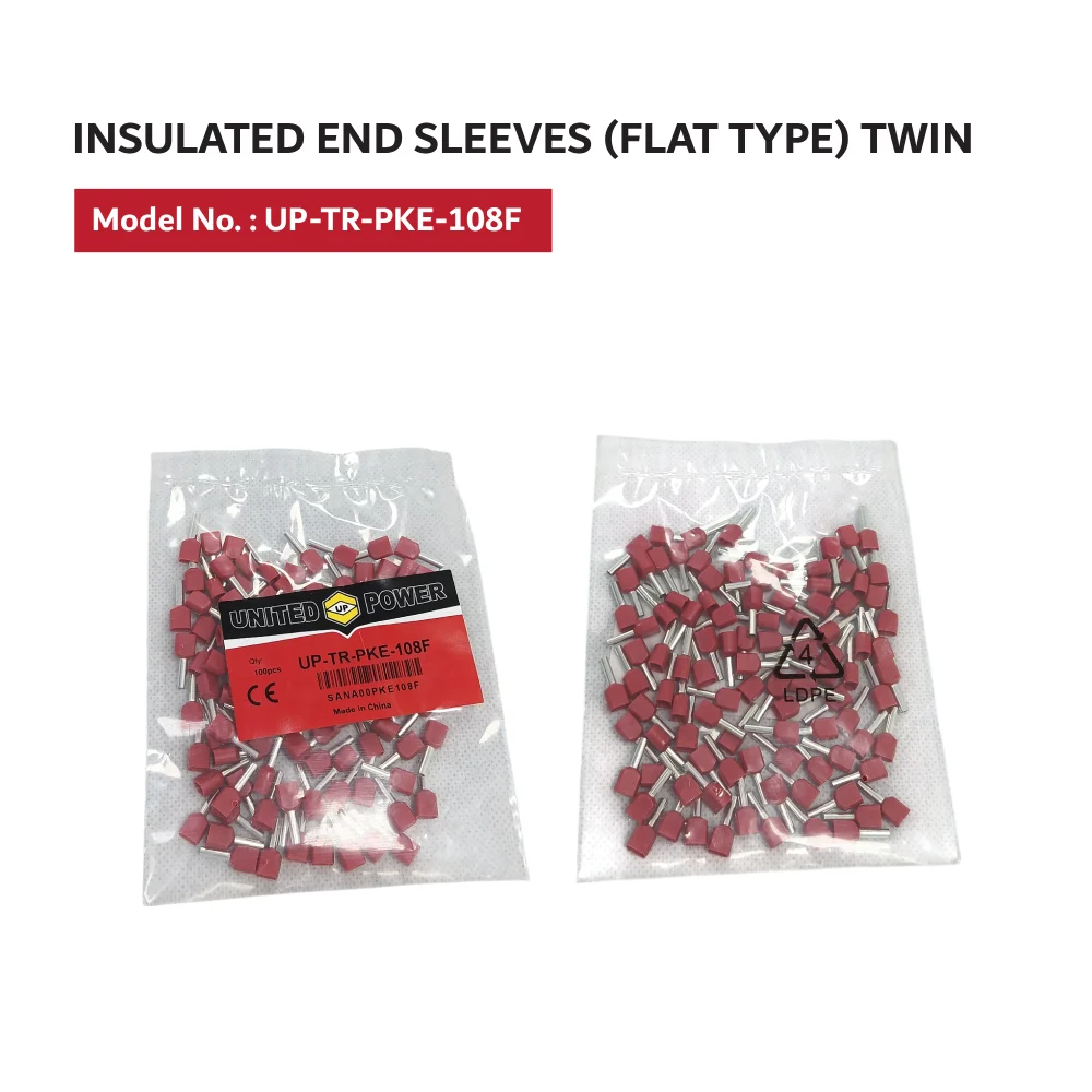 Insulated End Sleeves Flat Type