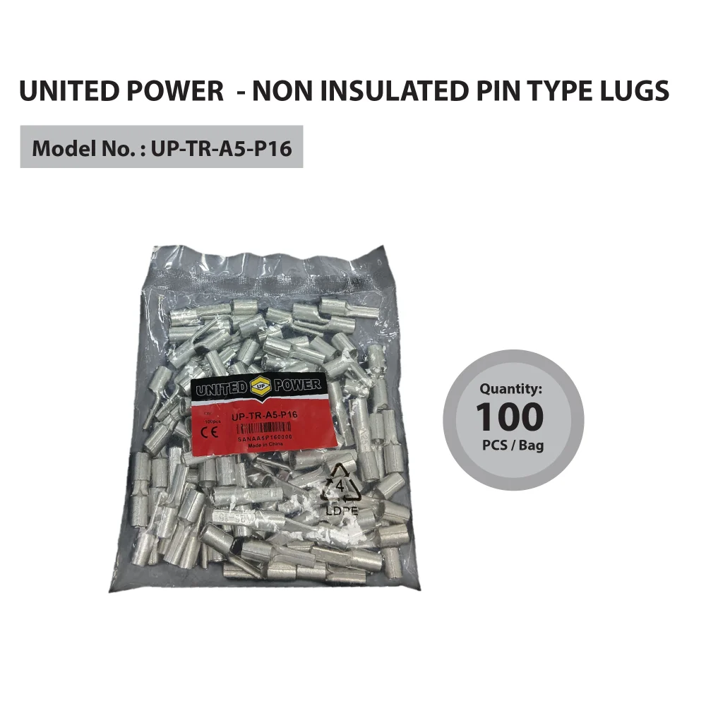 UP TR A5 P16 Non Ins Pin Type Terminal 25mm (HT TR PTNB25 15).05 01