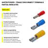 WEB UP Partial Insulated FEMALE Disconnect Terminals V02