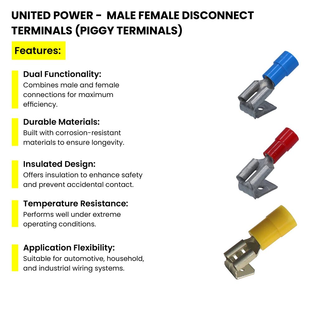 Web UP MaleFemale Disconnect Terminals V02