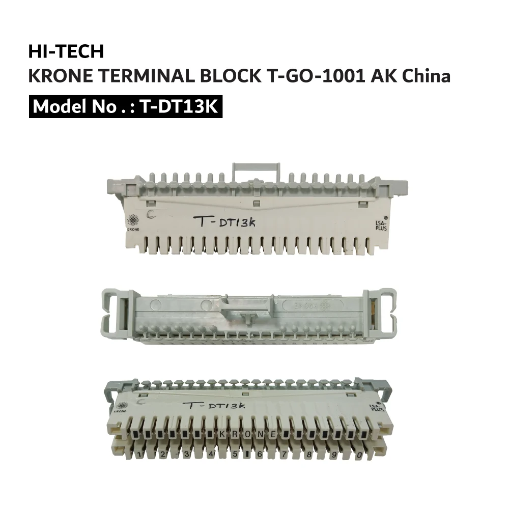 Model No . T DT13K KRONE TERMINAL BLOCK T GO 1001AK China.web.01 01