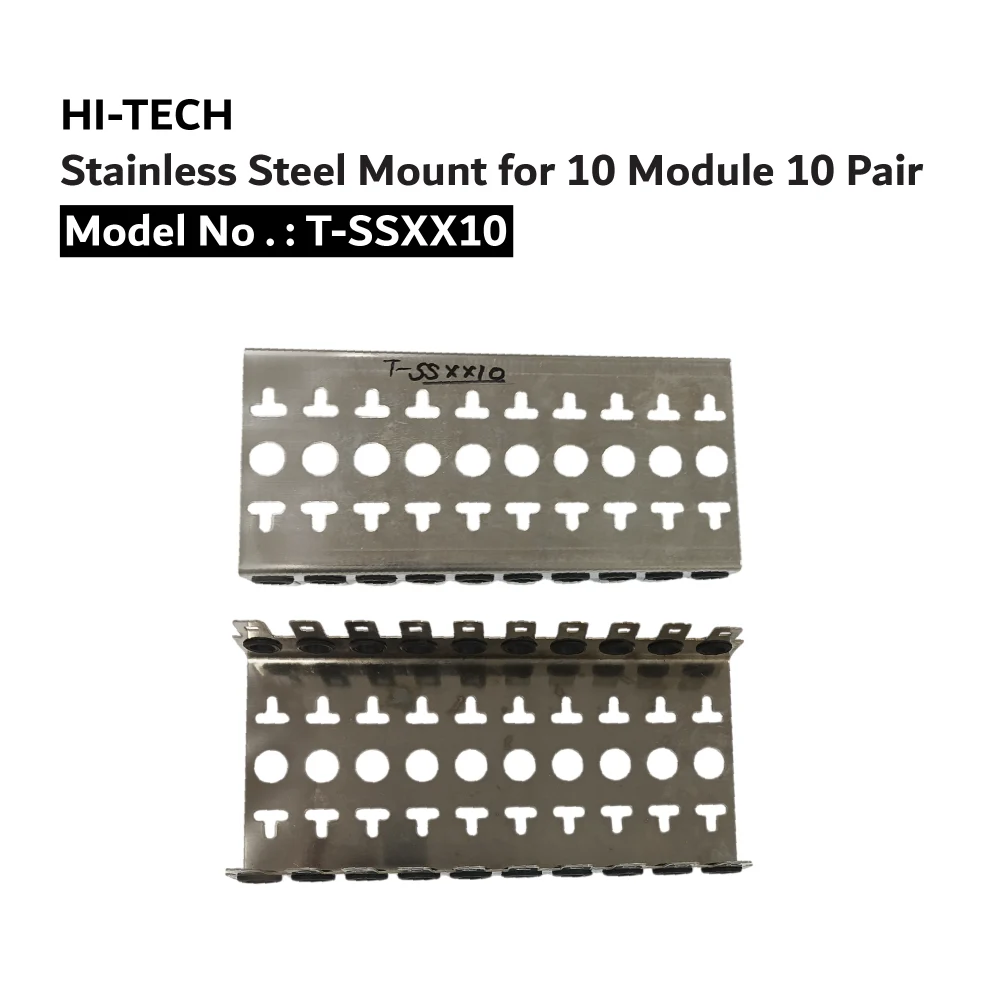 Stainless Steel Mount for 10 Module 10 Pair.web.01 01