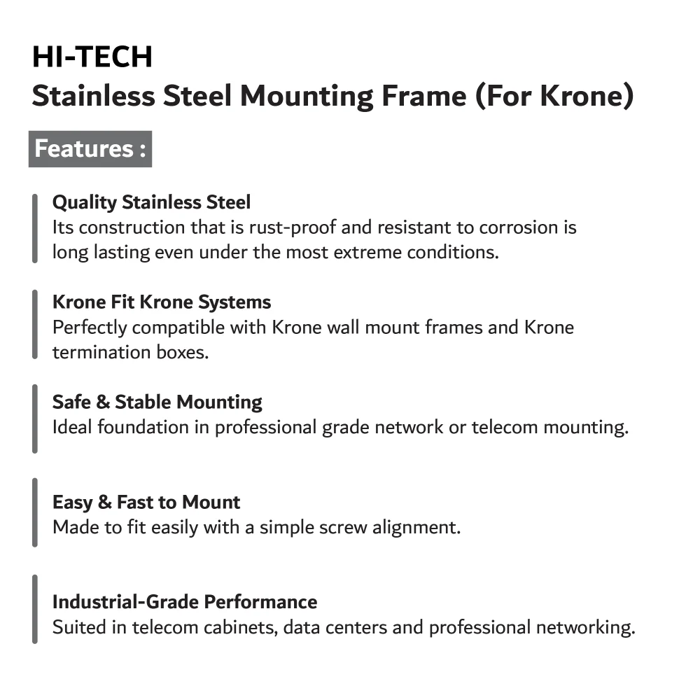Stainless Steel Mounting Frame (For Krone)web.02. 01
