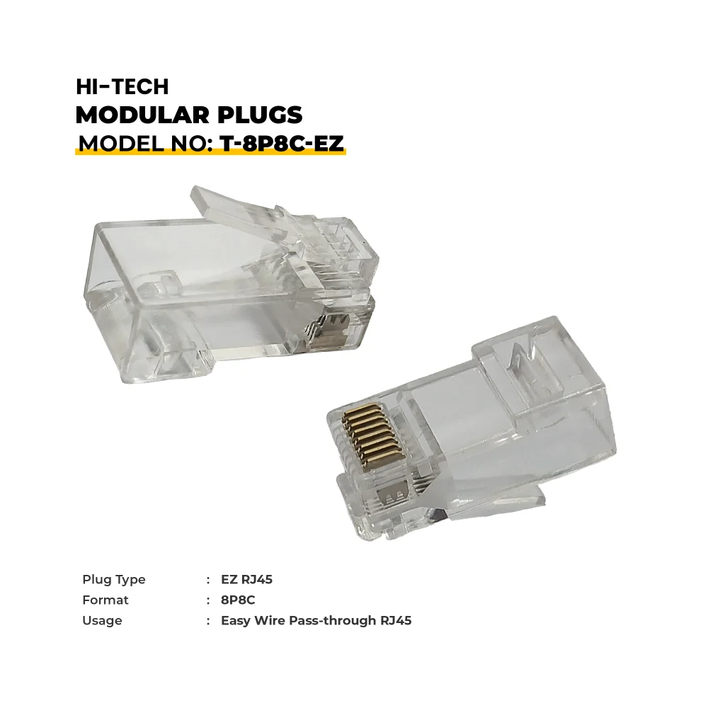 Webp Hi Tech Modular Plug T 8P8C EZ