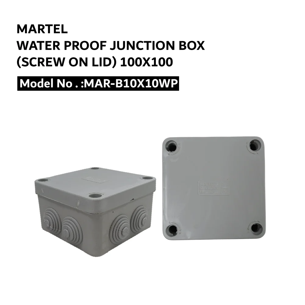 Martel Waterproof PVC Boxes with Cover and Screws .web.05 01