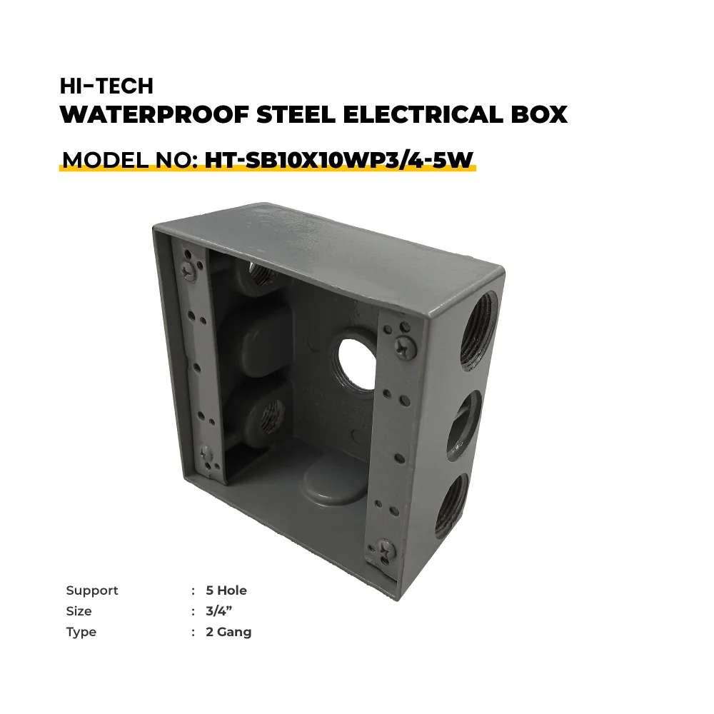 Web HI TECH Water Proof Steel Boxes HT SB10X10WP34 5W (1)