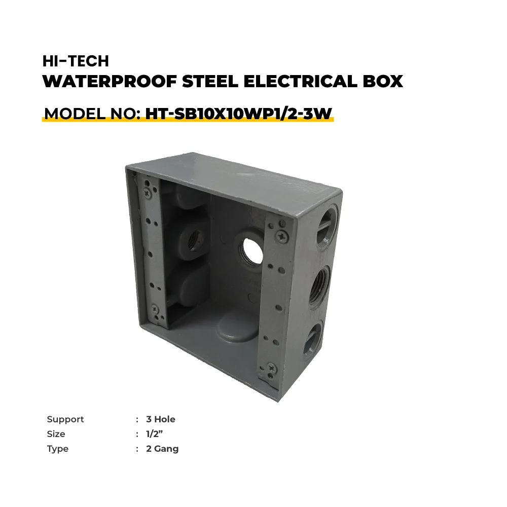 Web HI TECH Water Proof Steel Boxes HT SB5X10WP12 3W (1)