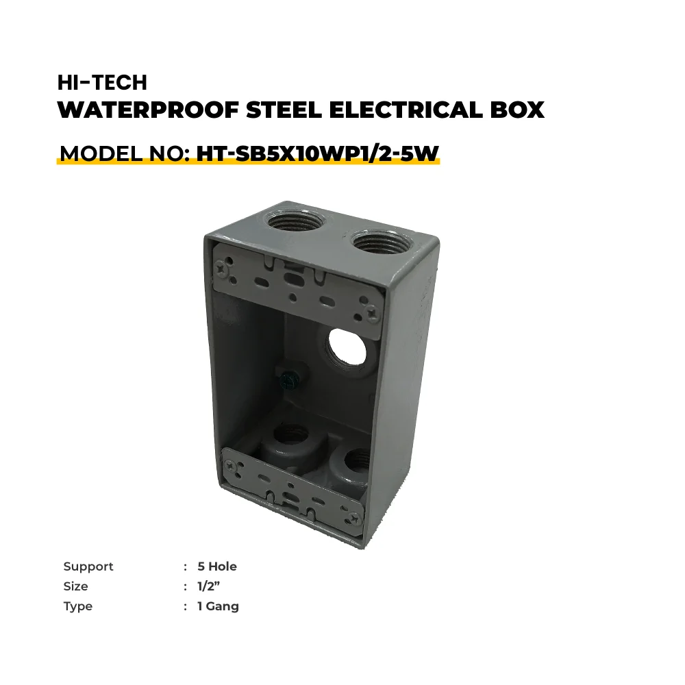 Web HI TECH Water Proof Steel Boxes HT SB5X10WP12 5W (1)