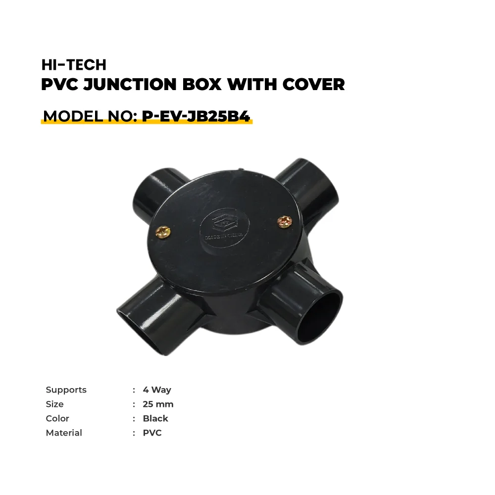 Web Hi Tech PVC Junction Box with Cover P EV JB25B4 (1)