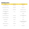 Web Hi Tech HEAT RESISTANT SLEEVES ( MACARONA) HT HRS Series Technical data