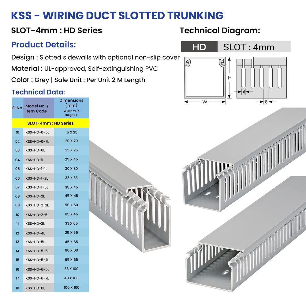 Web KSS HD Series Slotted Trunking v01