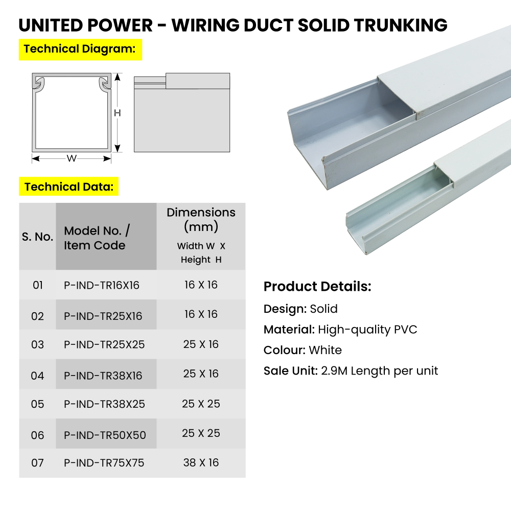 Web UP Solid Trunking P IND TR Series v01