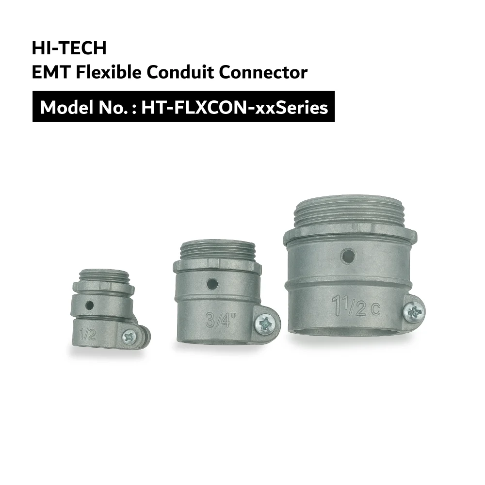 HT FLXCONxx Series EMT Flexible Connector. 01