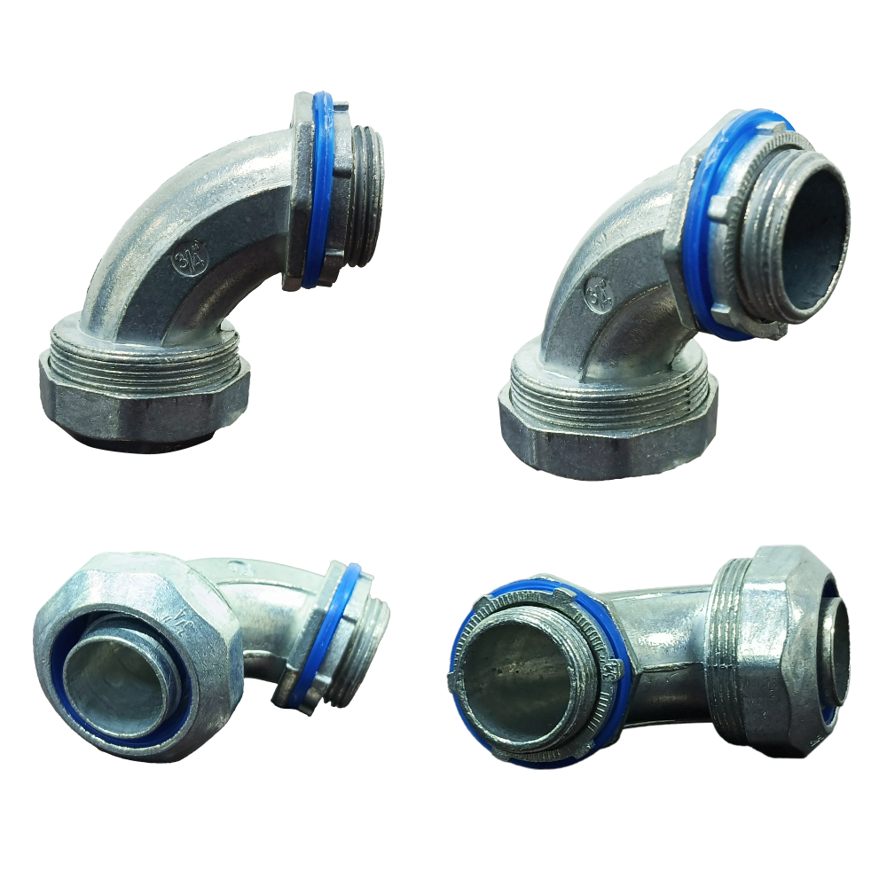 EMT Angled Liquid Tight Connectors
